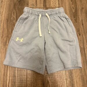 Under Armour Boys Gray Sweat Shorts Size YXS